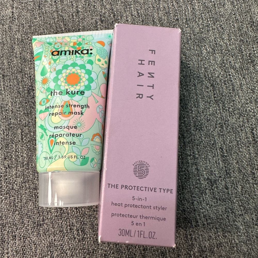 (HAIRCARE DUO) Amika The Kure Intense Repair & Fenty Hair